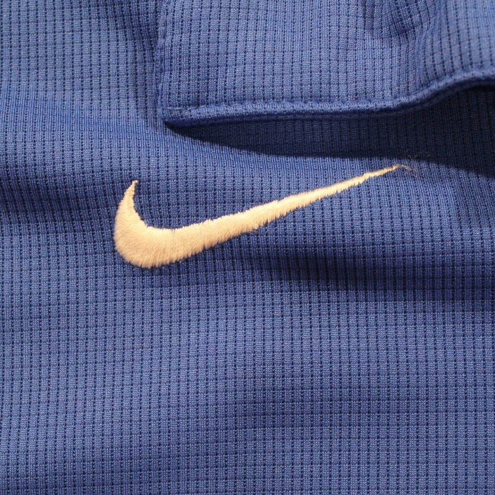 Nike‎ Mens Dri-FIT Polo Shirt Blue White Piping Short Sleeve SP120711HBS Large - Picture 8 of 9